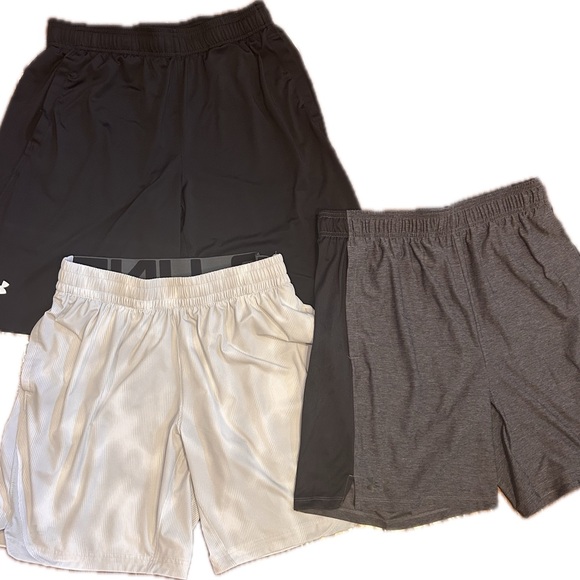 Under Armour Other - 3 pairs of Men's Under Armour Athletic Shorts. Size Large